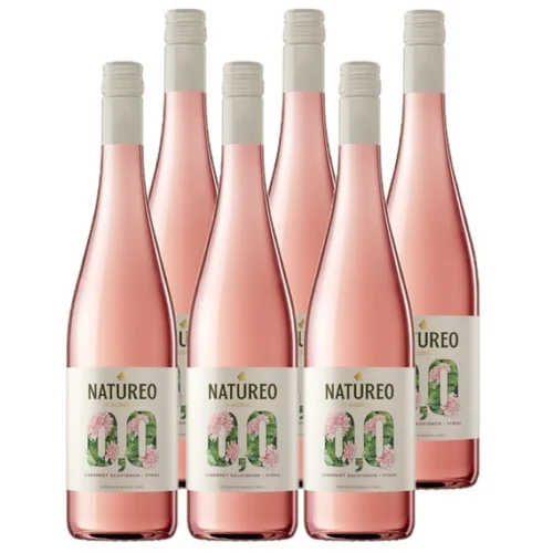 Vino rosado alcohol 0,0%