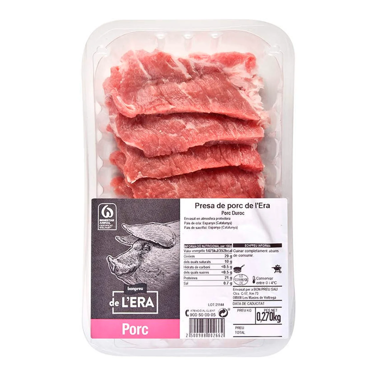 BONPREU DE L'ERA Presa de cerdo