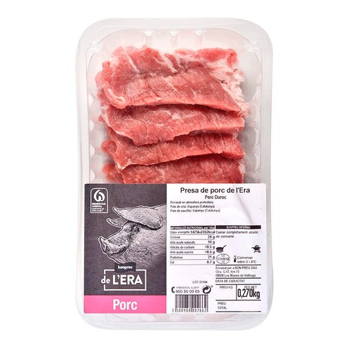 BONPREU DE L'ERA Presa de porc