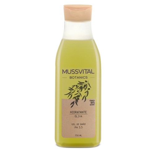 MUSSVITAL BOTANICS Gel de bany oliva