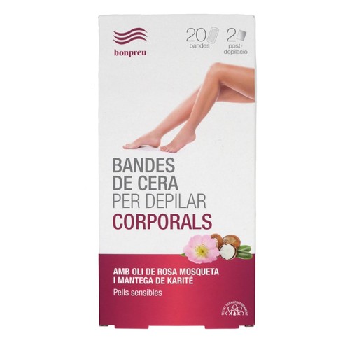 BONPREU Bandes de cera per depilar corporals