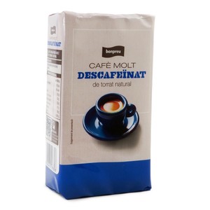 BONPREU Café molido descafeinado de tostado natural