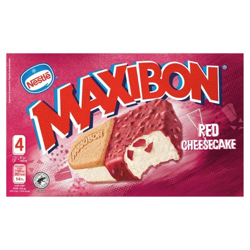 NESTLÉ MAXIBON Gelat Red Cheesecake