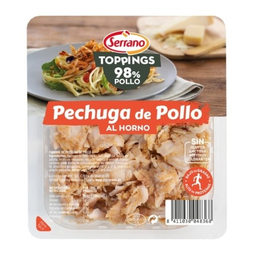 SERRANO Pollastre al forn toppings