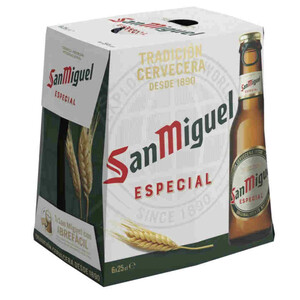 SAN MIGUEL Cervesa especial 6 x 25 cl en ampolla