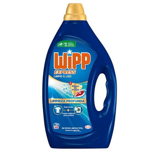WIPP Detergent líquid net i llis 40 dosis