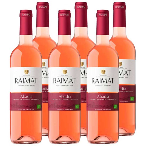 RAIMAT Caixa de vi rosat ecològic DO Costers del Segre Km0