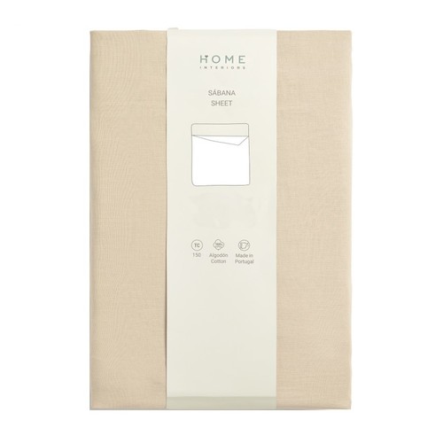 HOME INTERIORS Llençol Beix de 180cm