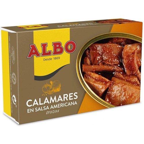 ALBO Calamars en salsa americana
