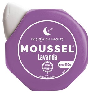 Gel de ducha lavanda MOUSSEL, bote 650 ml