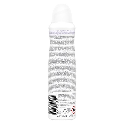 DOVE WHOLE BODY Desodorant corporal espígol i camamilla en esprai