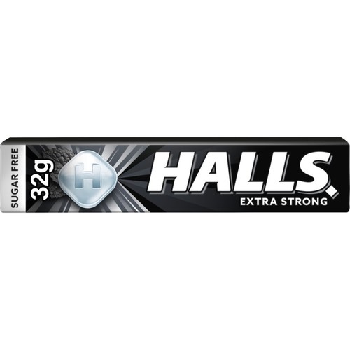 HALLS Caramels sense sucre extra forts
