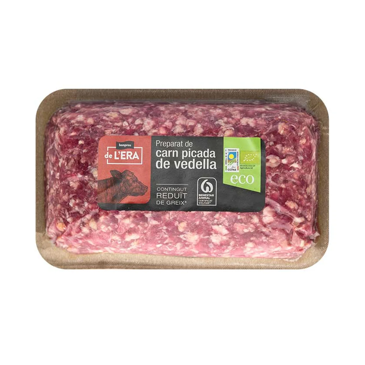 BONPREU DE L'ERA Preparado de carne picada de tenera ecológica