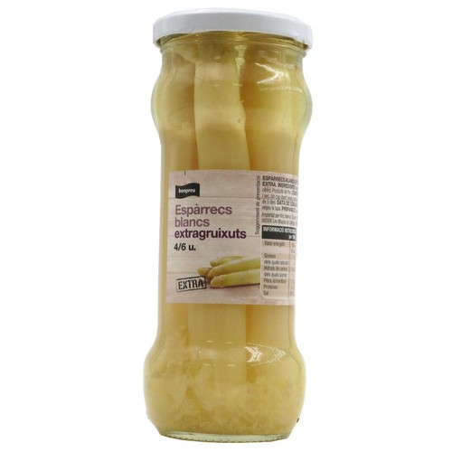 BONPREU Espàrrecs blancs extragruixuts