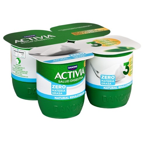 ACTIVIA Iogurt natural edulcorat 0%
