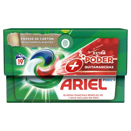 ARIEL Detergent líquid Poder Llevataques de 19 dosis