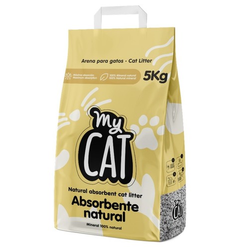 MY CAT Sorra absorbent 100% natural per a gat