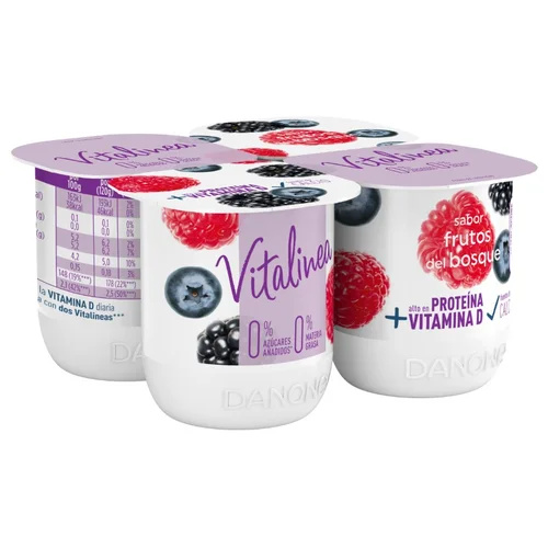 Yogur desnatado de fresa