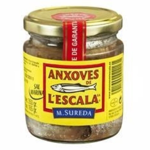 ANXOVES DE L'ESCALA Anxoves amb sal