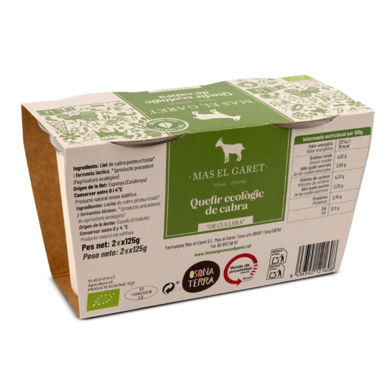 Kéfir de cabra ecológico Km0