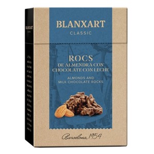 BLANXART Rocs de almendra con chocolate con leche Km0