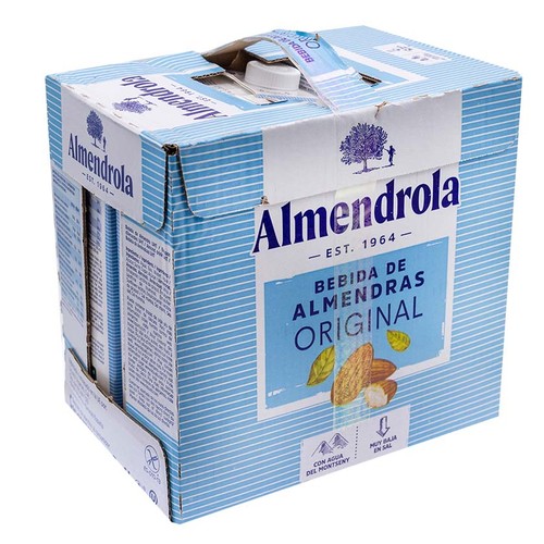 ALMENDROLA Beguda d'ametlles 6x1L en cartró