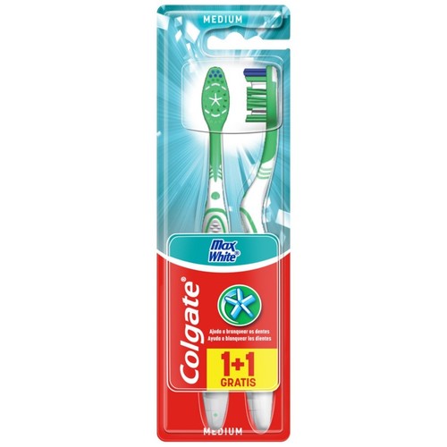 COLGATE Raspall de dents Max White mitjà