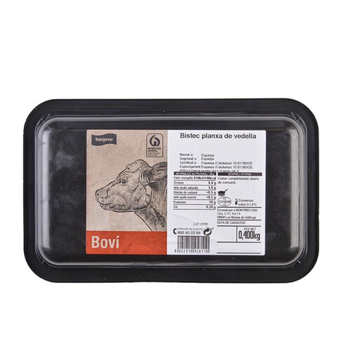 BONPREU Bistec de vedella