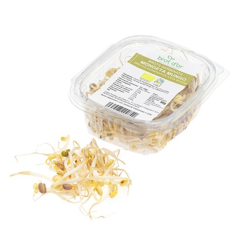BROT D'OR Brots germinats de mongeta Mungo ecològica en safata de 50 g