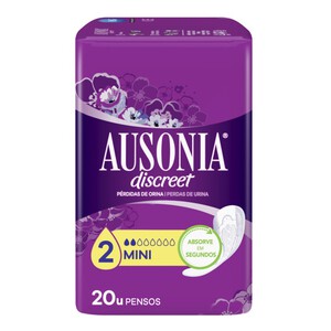 AUSONIA DISCREET Compresas mini para incontinencia 20 por envase