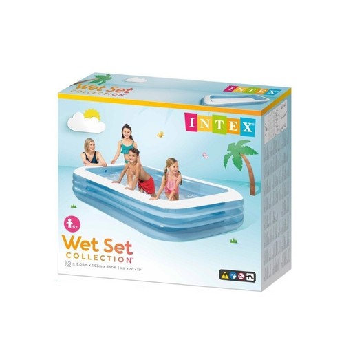 INTEX Piscina familiar 3 càmares d'aire 305cm
