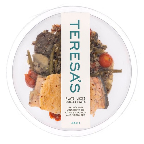 TERESA'S Salmó amb verdures i quinoa