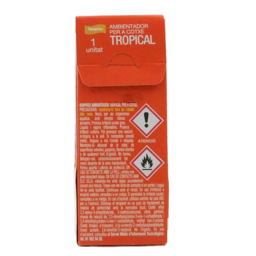 BONPREU Ambientador per a cotxe Tropical
