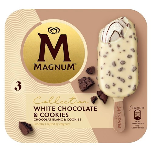 MAGNUM Gelat de xocolata blanca amb galeta