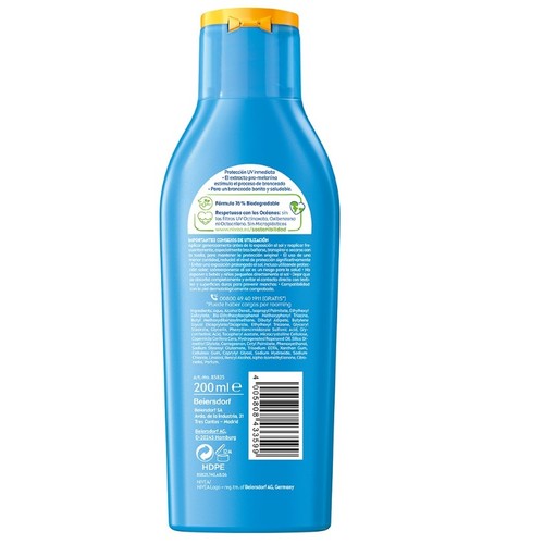 NIVEA SUN Llet solar protectora i bronzejadora FPS 30 alta