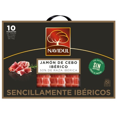 NAVIDUL Pernil d'enceball ibèric en maletí