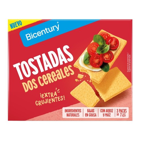 BICENTURY Torrades de blat de moro i arròs