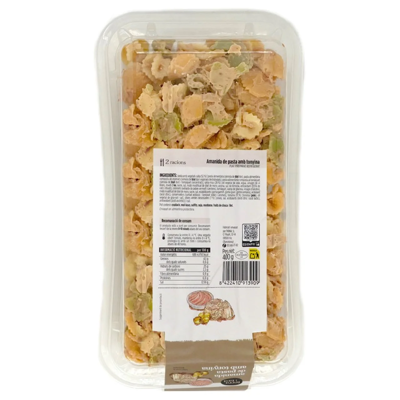 TERRA I TAST Ensalada de pasta con atún