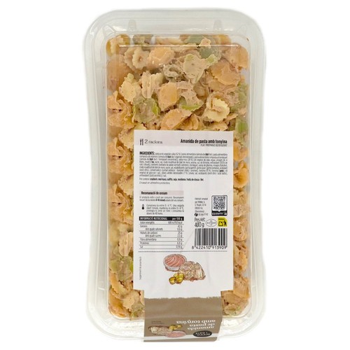 TERRA I TAST Amanida de pasta amb tonyina