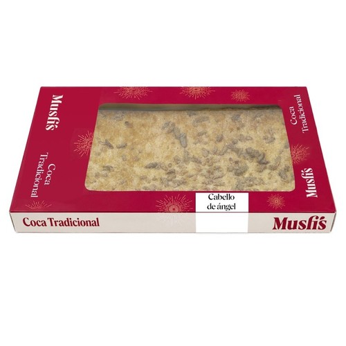 MUSFI'S Coca de full amb cabell d'àngel