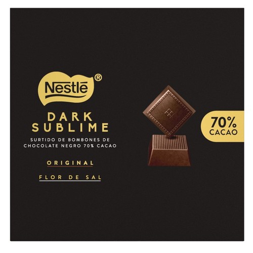 NESTLÉ DARK SUBLIME Bombons de xocolata negra 70% cacau