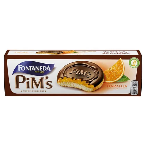 Galletas con chocolate y melmelada frambuesa