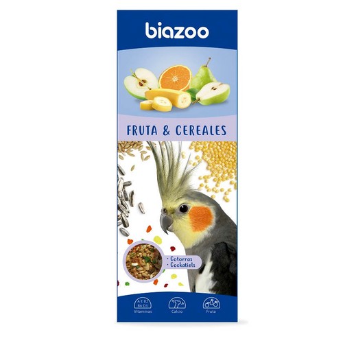 BIAZOO Barretes de fruita per cotorres