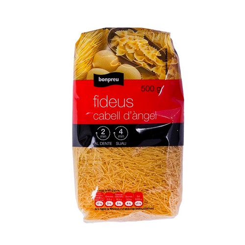 BONPREU Fideus cabell d'àngel