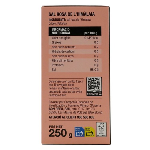 BONPREU Sal rosa de l'Himàlaia