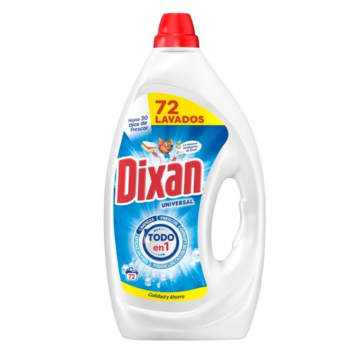 DIXAN Detergent líquid blau de 72 dosis