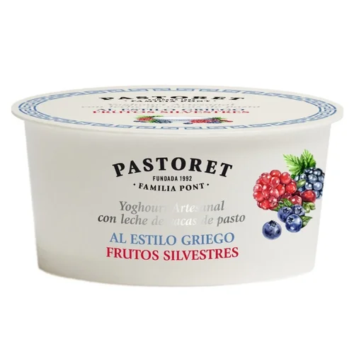 Yogur artesanal con manzana