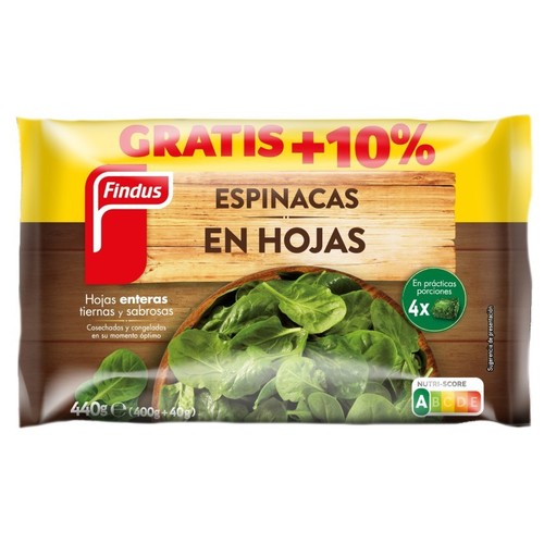 FINDUS Espinacs en fulles