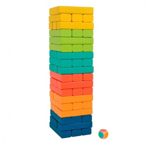 DEQUBE Joc Torre Apilable de Colors
