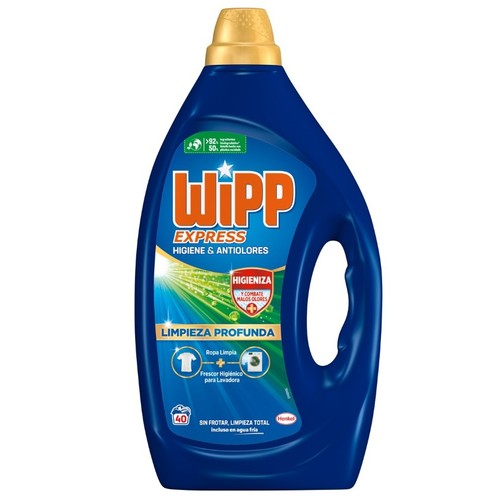 WIPP Detergent líquid anti olors de 40 dosis